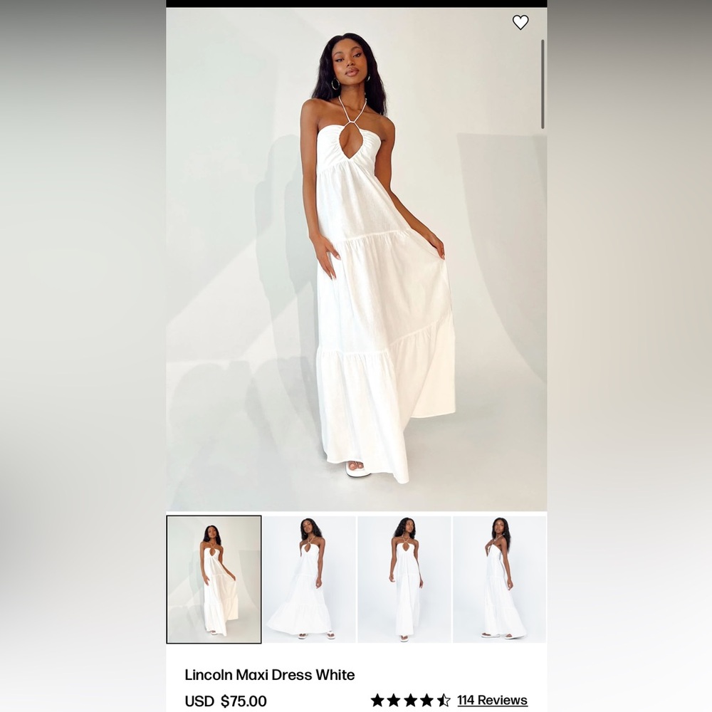 Elegant White Maxi Dress